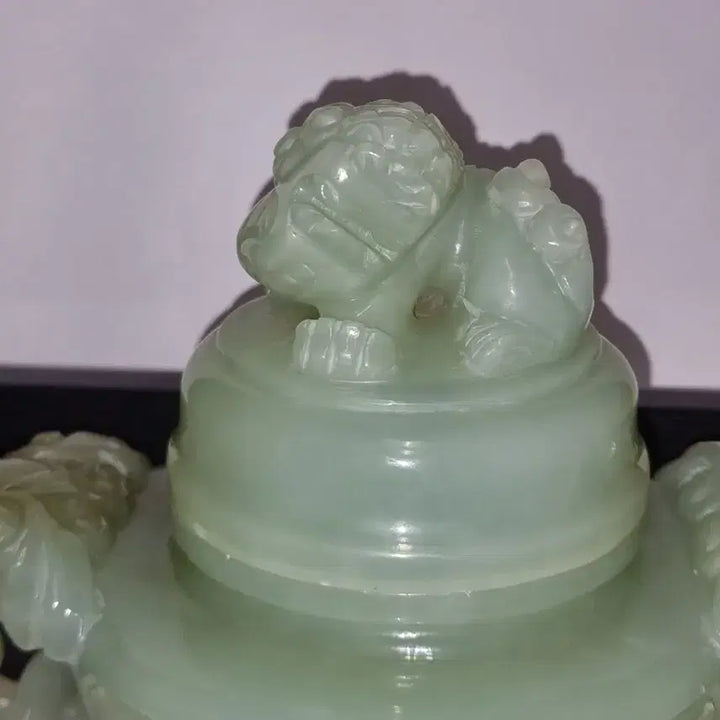 [BUNJANG] Antique High-Quality Jade Carved Incense Burner / 추천 오래된 고품질 향로 옥 조각품