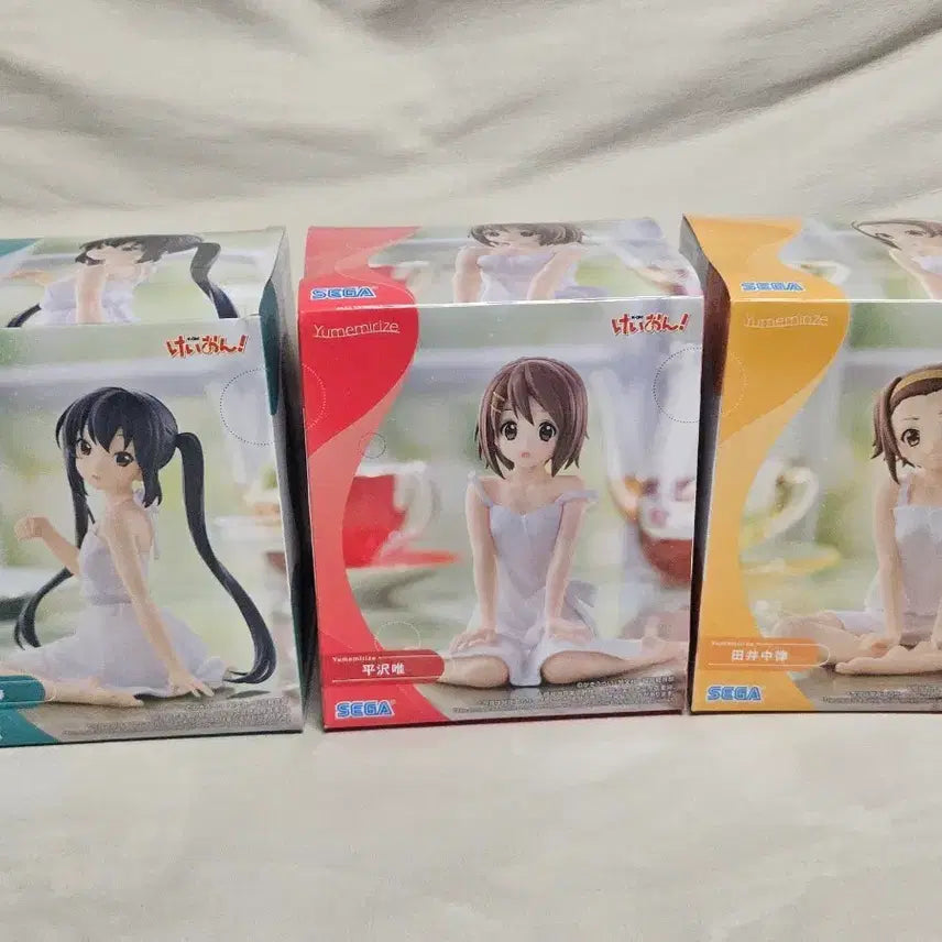 [BUNJANG] Sega Yumemillez K-On! 3 Figure Set (Sealed) / (미개봉)세가 유메미리즈 케이온 피규어 3종 일괄