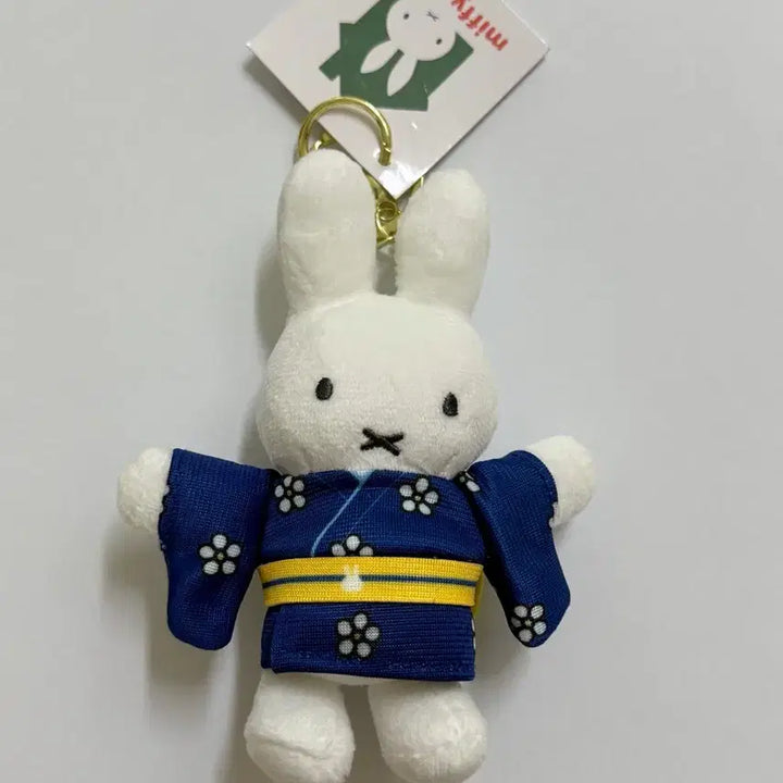[BUNJANG] Miffy Style Kimono Miffy Plush Keyring / 미피스타일 미피 기모노 세키구치 인형키링