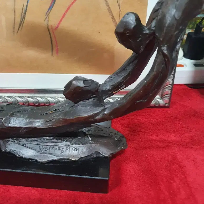 [BUNJANG] Kim Beon 1989 Bronze Sculpture / 나의사랑.ㅡ89년 김번 선생작.