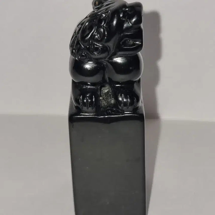 [BUNJANG] High-Density Ink Jade Seal / 고밀도 묵옥 칠흑같이 어둡고 강질의 옥 광만 보면 비취입니다