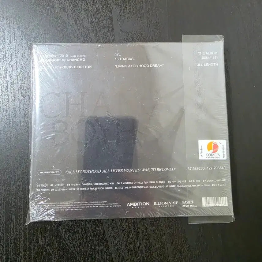 [BUNJANG] Changmo "Boyhood" 1st Album Sealed CD / 창모 (Changmo) 정규 1집 Boyhood 미개봉 CD