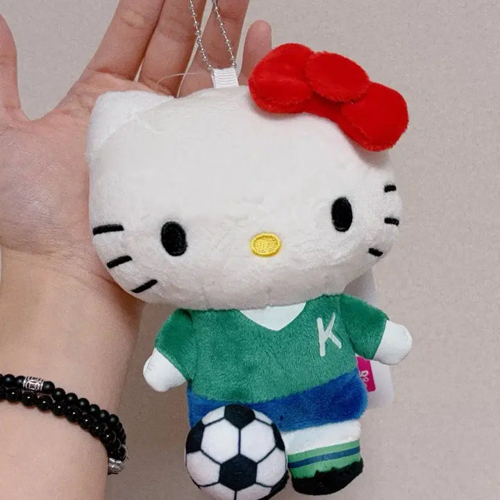 [BUNJANG] Sanrio Hello Kitty Soccer Mascot Keychain / 산리오 헬로키티 축구 마스코트 키링
