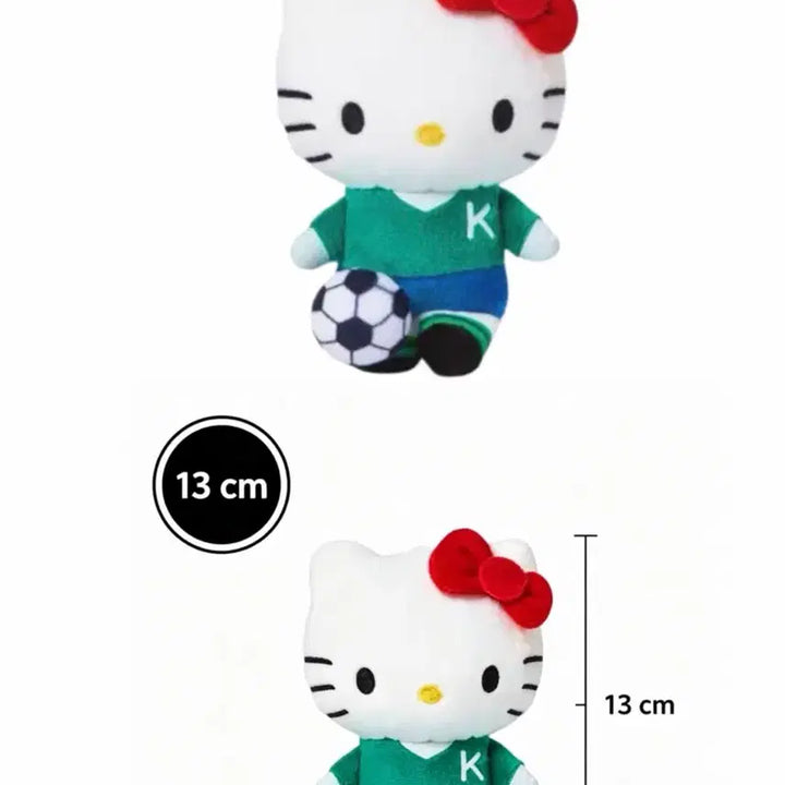 [BUNJANG] Sanrio Hello Kitty Soccer Mascot Keychain / 산리오 헬로키티 축구 마스코트 키링