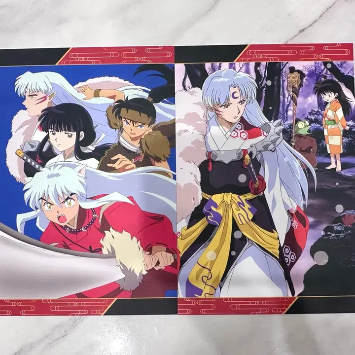 [BUNJANG] Inuyasha Sesshomaru Memorial Card Special Set (2 Types) / 이누야샤 팝업 셋쇼마루 메모리얼 카드 특전.<2종 세트>