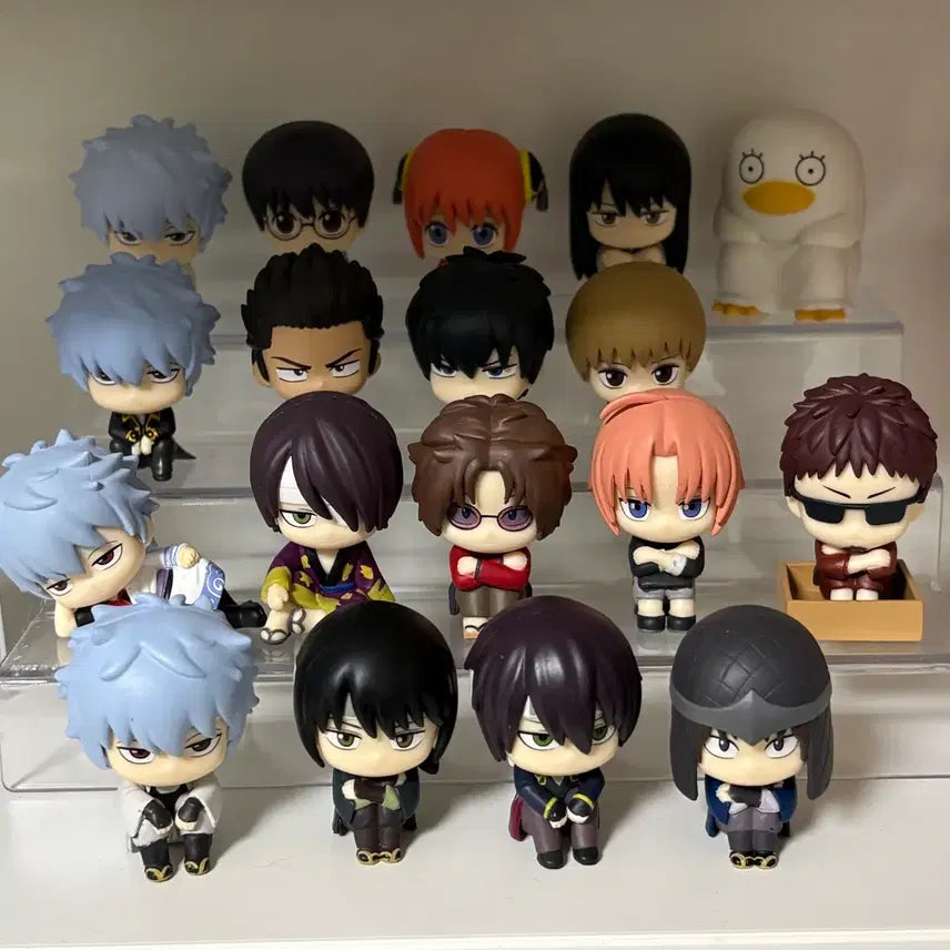 [BUNJANG] Gintama Machiboke Figures Set (Excluding Yamazaki) / 은혼 마치보케 1,2,3,4탄 일괄 (야마자키 제외)