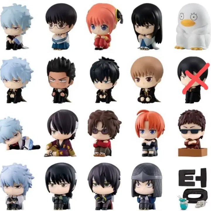 [BUNJANG] Gintama Machiboke Figures Set (Excluding Yamazaki) / 은혼 마치보케 1,2,3,4탄 일괄 (야마자키 제외)