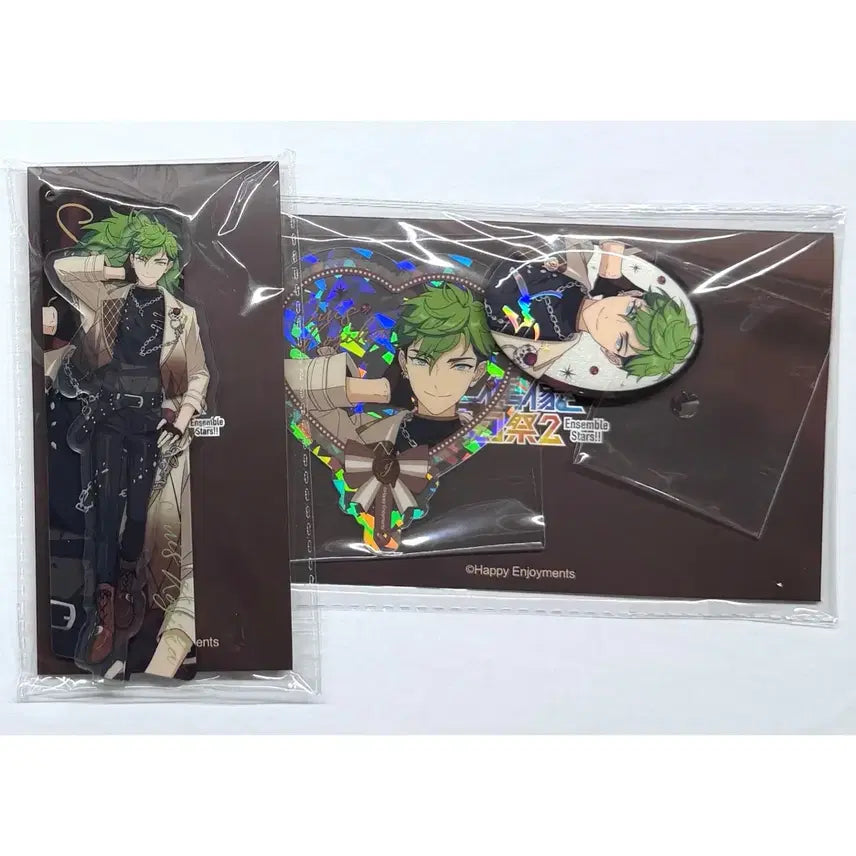 [BUNJANG] Ensemble Stars! Chugoku Star First Encounter Acrylic Stand, Badge, Clear Card Set Kojika Juise / 앙스타 중스타 첫만남 아크릴 스탠드 뱃지 클리어카드 세트 코지카 쥬이스