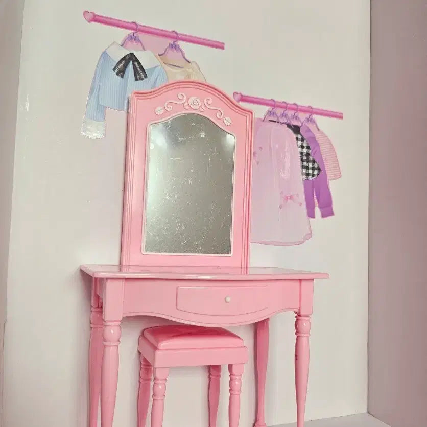 [BUNJANG] Mimi Vanity Table with Chair / 미미 화장대 + 의자