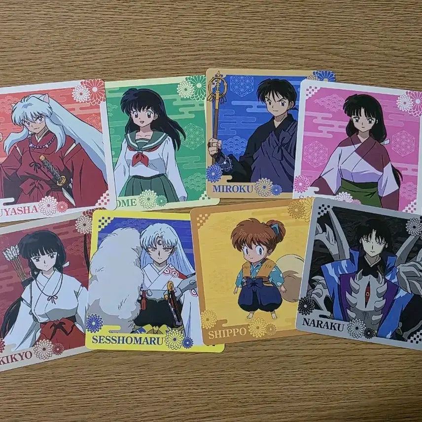 [BUNJANG] Inuyasha Pop-up Exclusive Coaster Full Set / 이누야샤 팝업 특전 코스터  전종