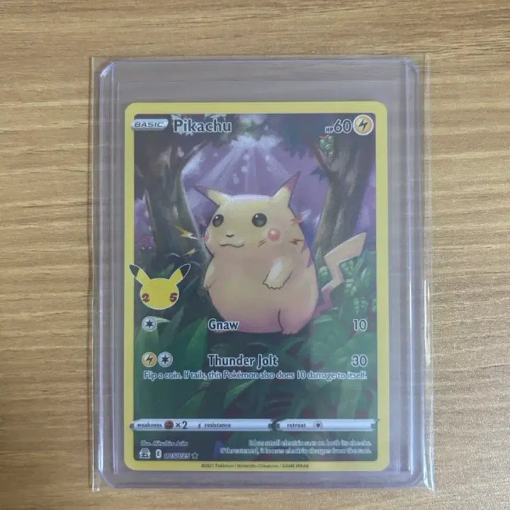 [BUNJANG] 25th Anniversary Chubby Pikachu English Version / 25주년 뚱카츄 영판
