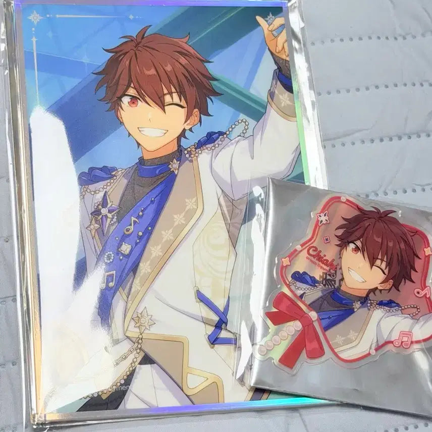 [BUNJANG] Ensemble Stars Chiaki Pop-up Shikishi, Star Clear Card Bundle / 앙스타 치아키 팝업 색지 스타 클리어카드 클카 일괄