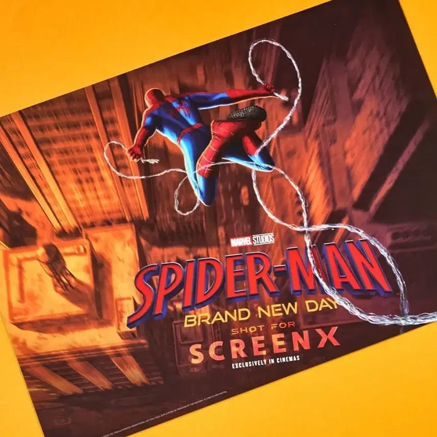 [BUNJANG] Spider-Man ScreenX Poster / 스파이더맨 스크린엑스 포스터 | 스엑포 screenx 브랜드뉴데이