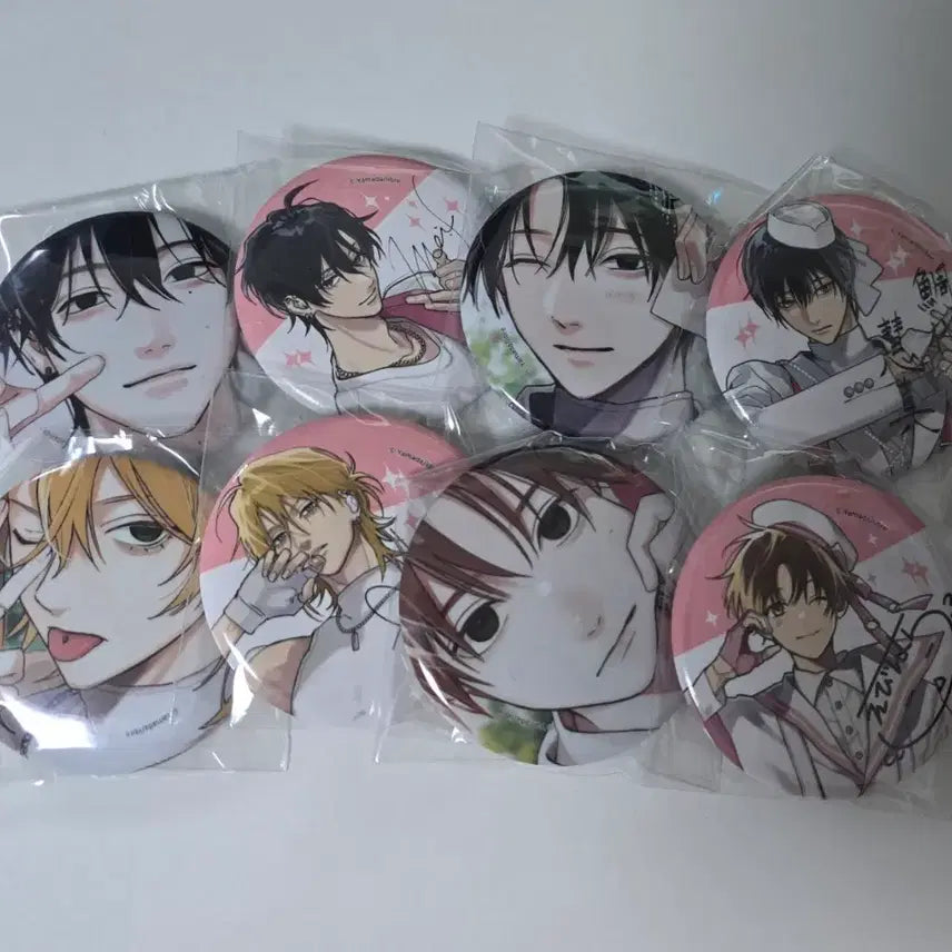 [BUNJANG] Tashiro "Nyoran Yaseok-eun" x Tunique Cafe Collaboration Can Badge Set (8 Types) / 타시로 너란 녀석은 투니크 콜라보 카페 캔뱃지 드볼 일괄 미개봉 굿즈