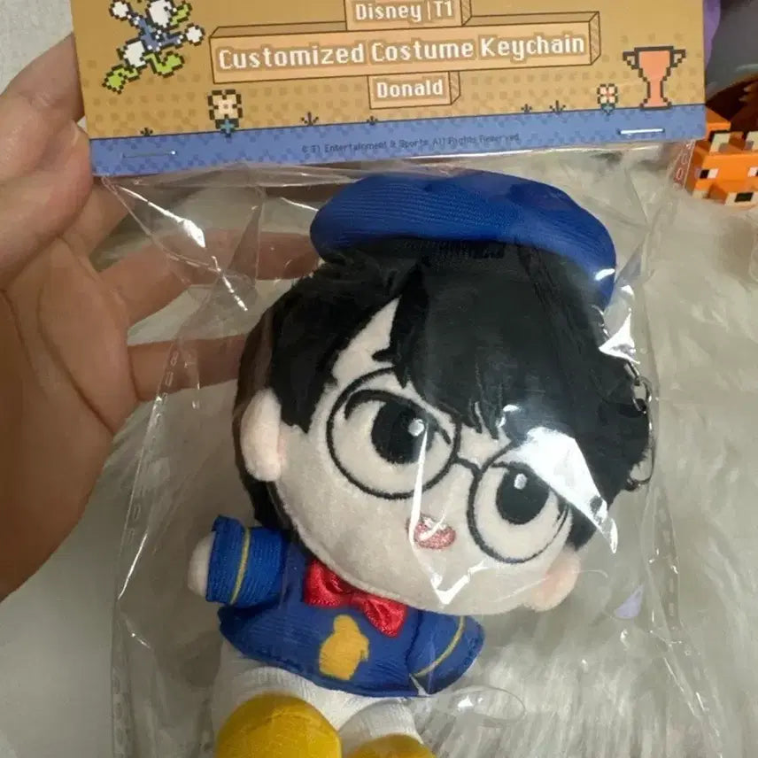 [BUNJANG] T1 Doran Disney Collaboration Donald Duck Custom Keyring / T1 티원 도란 디즈니 콜라보 도날드덕 커스텀 키링