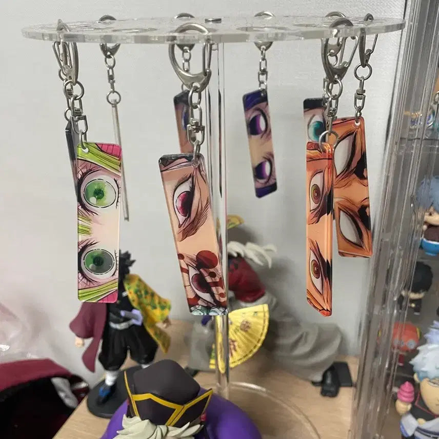 [BUNJANG] Demon Slayer 9th Anniversary Snow Globe Charm Bundle Set / 일괄) 귀멸의 칼날 9주 눈키링