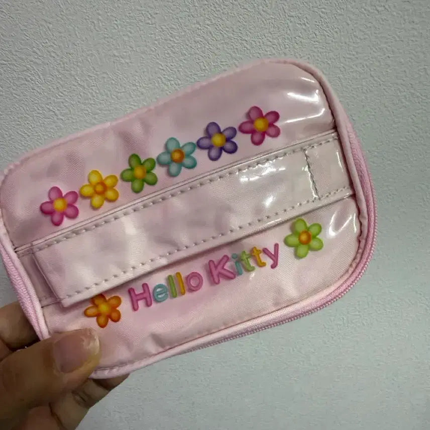 [BUNJANG] 1998 Hello Kitty Kaohana PVC Pouch / 고전키티 카오하나 키티 pvc파우치 98년도