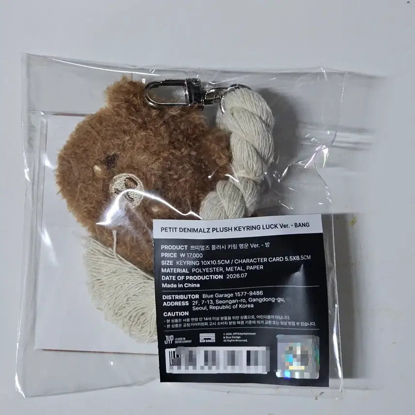 [BUNJANG] DAY6 Sungjin Petit Merz Anti-Evil Charm Keychain / 데이식스 쁘띠멀즈 액막이 키링 방 성진