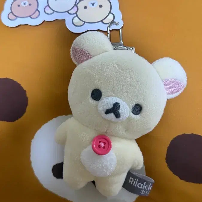[BUNJANG] Korilakkuma Mochi Plush Keychain / 코리락쿠마 모찌 인형 키링