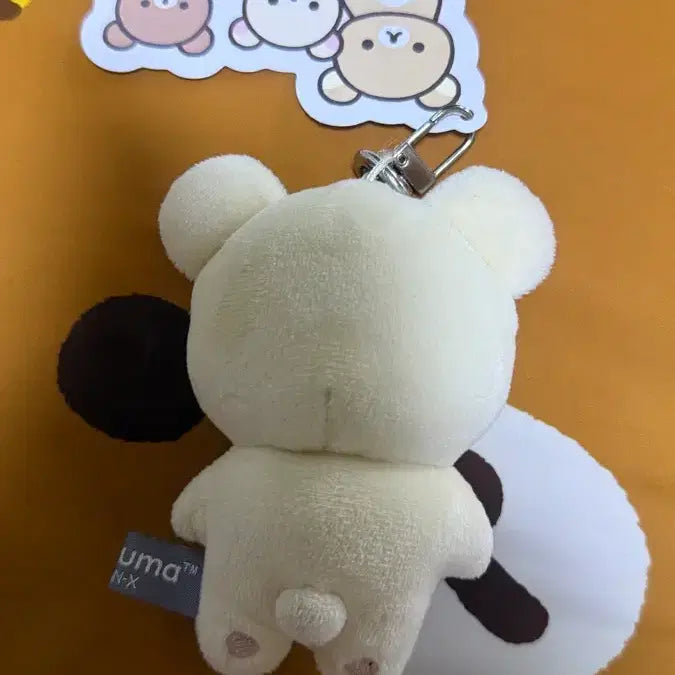 [BUNJANG] Korilakkuma Mochi Plush Keychain / 코리락쿠마 모찌 인형 키링