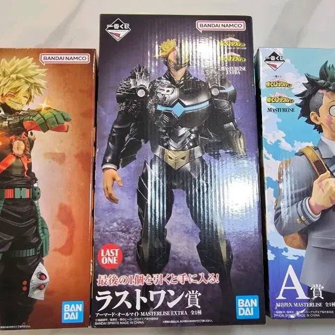 [BUNJANG] My Hero Academia Prize Figure Set (A, C, Ra-won) - 3 Types / 나히아 올마이트라스트원+바쿠고C상+미도리야A상