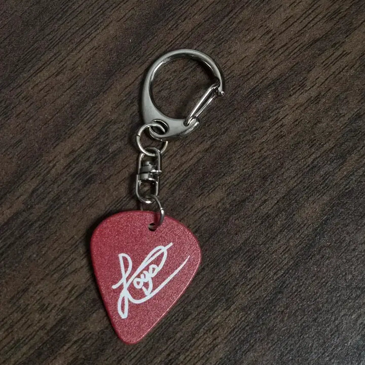 [BUNJANG] Sushicism Koyo 2nd Anniversary Guitar Pick Keyring / 스코시즘 코요 2주년 키타 피크 키링