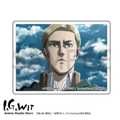 [BUNJANG] Attack on Titan Rewriting Series Anime Illustration Acrylic Block Ervin Smith Chinese Official Goods / 진격의 거인 리라이팅 시리즈 애니메이션 일러스트 아크릴 블럭 엘빈 스미스 중국 공식 굿즈