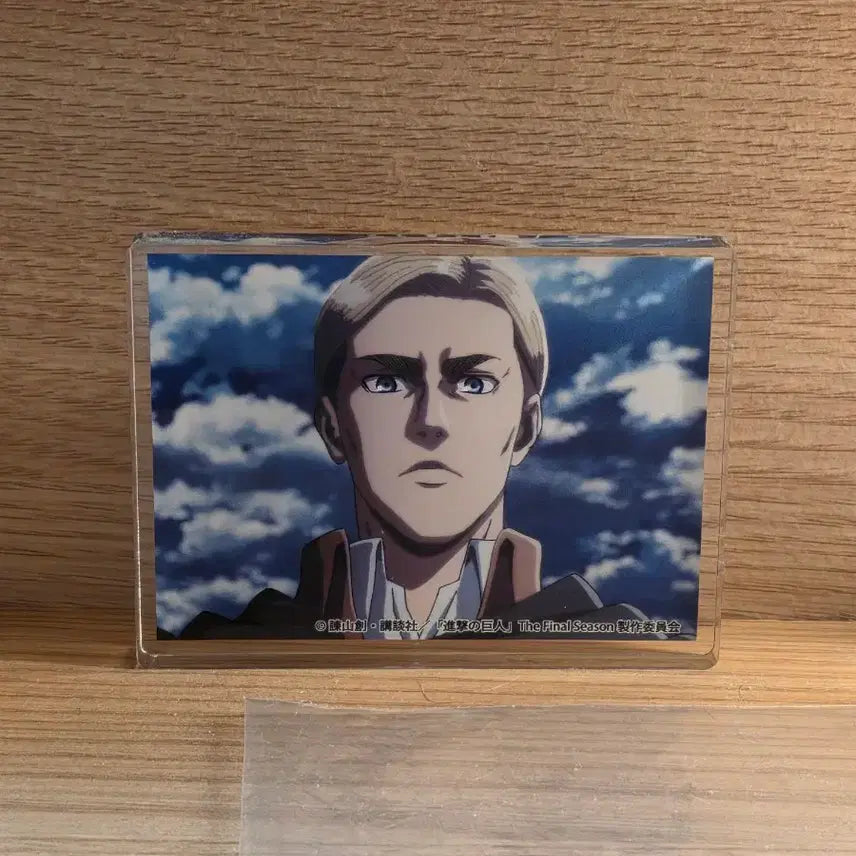 [BUNJANG] Attack on Titan Rewriting Series Anime Illustration Acrylic Block Ervin Smith Chinese Official Goods / 진격의 거인 리라이팅 시리즈 애니메이션 일러스트 아크릴 블럭 엘빈 스미스 중국 공식 굿즈