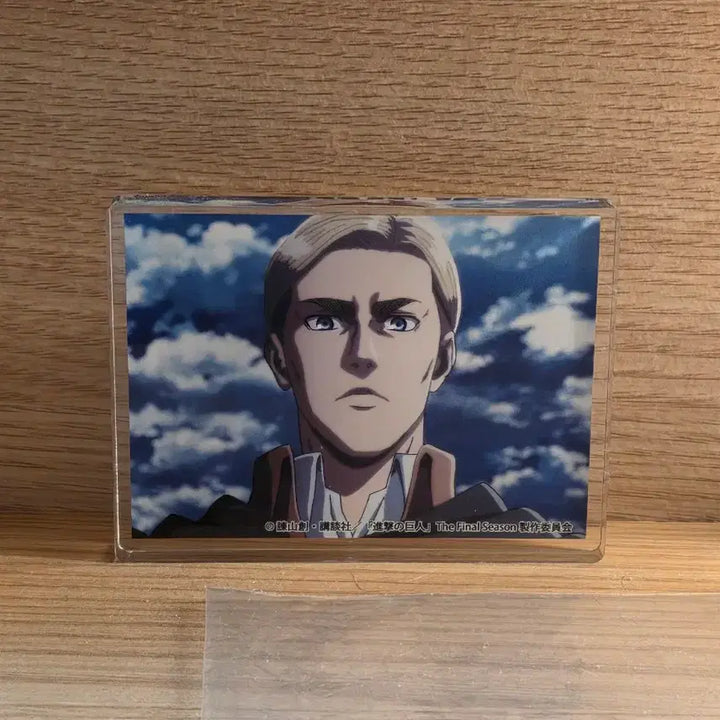 [BUNJANG] Attack on Titan Rewriting Series Anime Illustration Acrylic Block Ervin Smith Chinese Official Goods / 진격의 거인 리라이팅 시리즈 애니메이션 일러스트 아크릴 블럭 엘빈 스미스 중국 공식 굿즈
