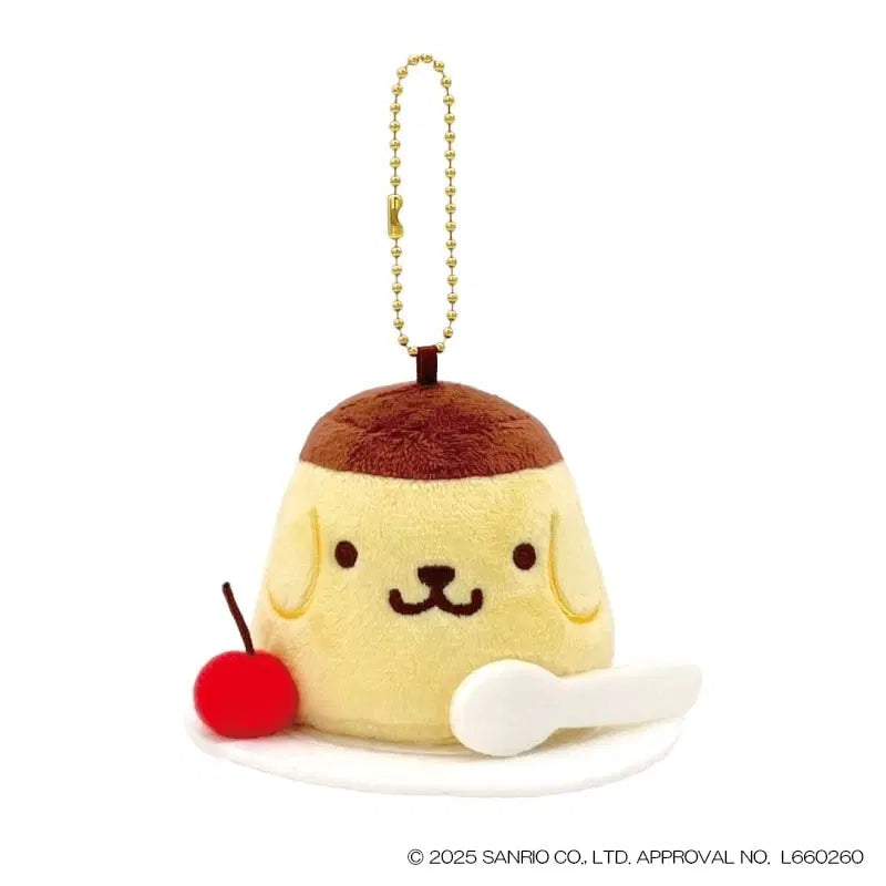 [BUNJANG] Sanrio Pompompurin 30th Anniversary Pudding Mascot Collection Keychain Holder / 산리오 나카지마 폼폼푸린 30주년 마스코트 컬렉션 푸딩 키링 인형 홀더 정품