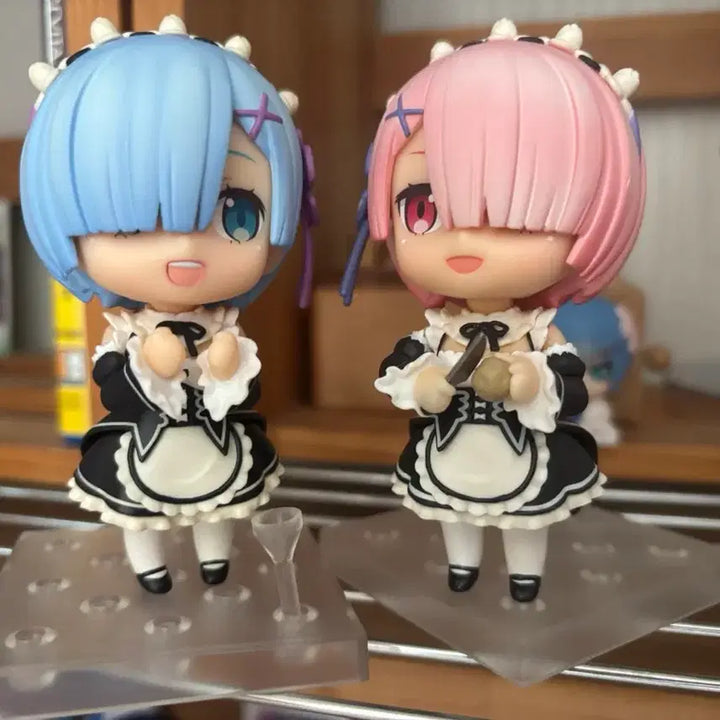 [BUNJANG] Re:Zero Rem Ram Nendoroid Figure Set / 리제로 람 렘 넨도로이드