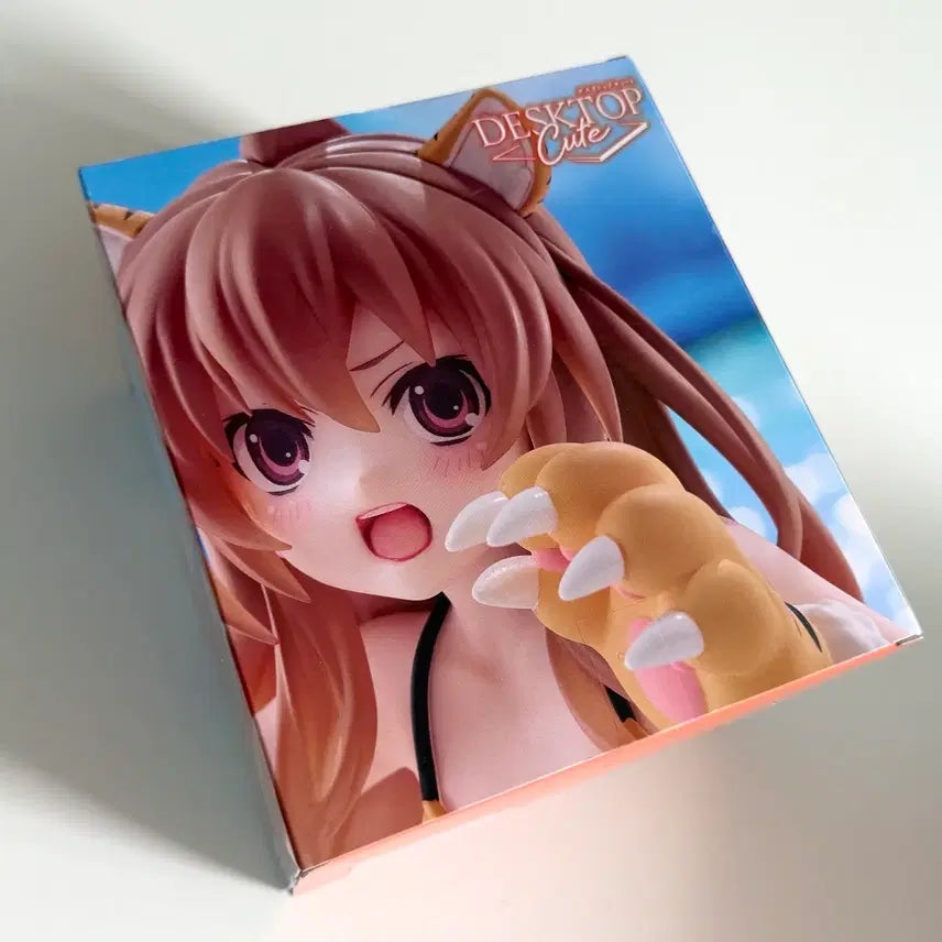 [BUNJANG] Taito Desktop Cute Aisaka Taiga Tiger Swimsuit Version Figure / 타이토 데스크탑 큐트 아이사카 타이가 호랑이 수영복 버전 토라도라