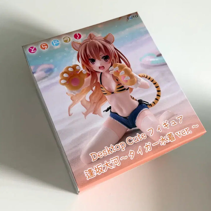 [BUNJANG] Taito Desktop Cute Aisaka Taiga Tiger Swimsuit Version Figure / 타이토 데스크탑 큐트 아이사카 타이가 호랑이 수영복 버전 토라도라