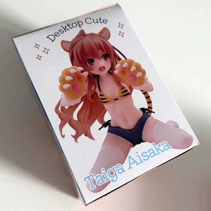 [BUNJANG] Taito Desktop Cute Aisaka Taiga Tiger Swimsuit Version Figure / 타이토 데스크탑 큐트 아이사카 타이가 호랑이 수영복 버전 토라도라