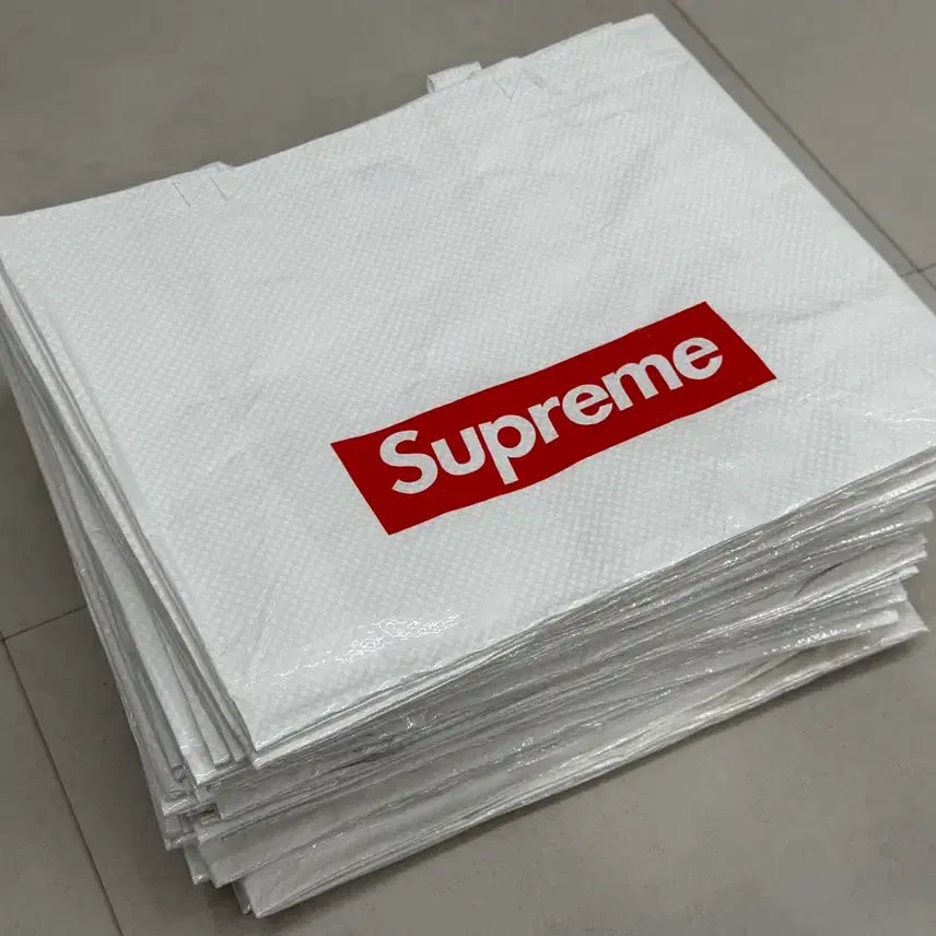 [BUNJANG] Supreme Reusable Bag Bundle (40 pcs) / 슈프림 리유저블백 5장씩판매 (총40장)