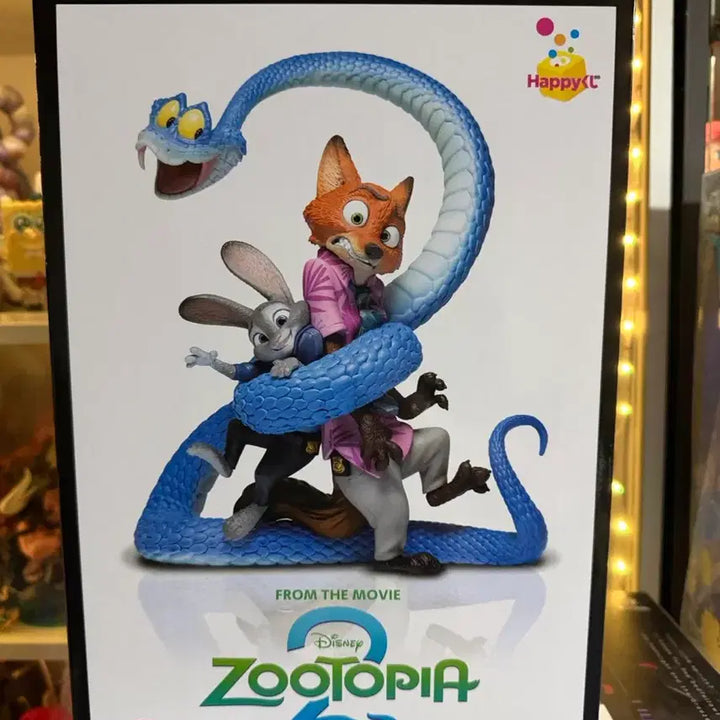 [BUNJANG] Zootopia 2 Nick &amp; Judy A Prize Figure (Sealed) / [미개봉] 해피쿠지 주토피아2 닉 주디 게리 A상 피규어