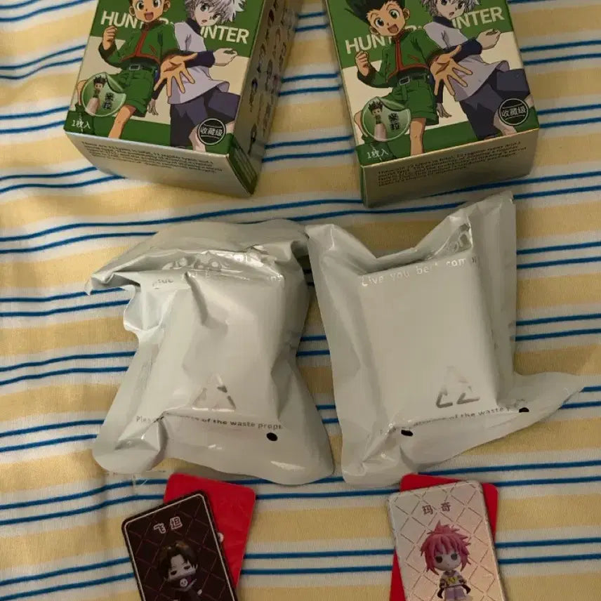 [BUNJANG] Hunter x Hunter Feitan &amp; Machi Bundle Set Unsealed Figure / 페이탄 마치 일괄 헌터헌터 쌀알 피규어 미개봉