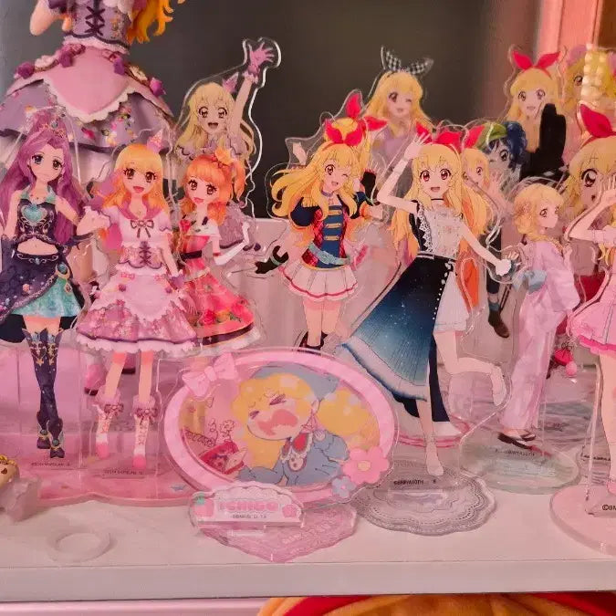 [BUNJANG] Aikatsu Ichigo Rime Acrylic Stand Bundle Set / 아이카츠 이치고 라임 아크릴스탠드 일괄판매 아이엠스타