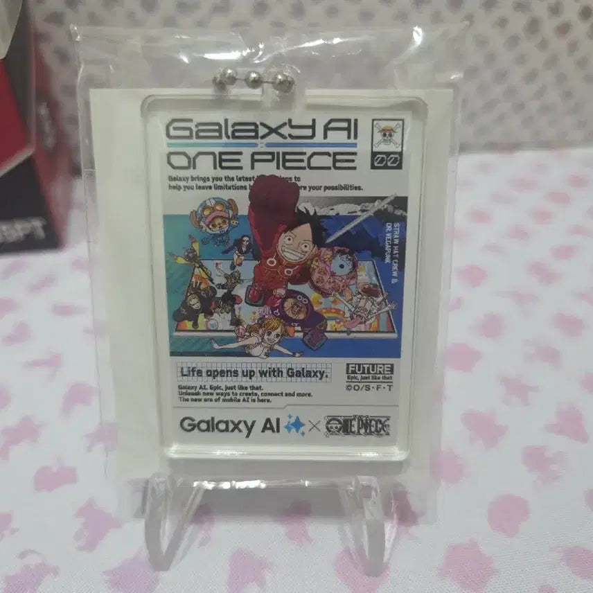 [BUNJANG] One Piece x Samsung Galaxy AI Collaboration Card Set with Sticker and Keychain / 일본한정 원피스 x 삼성갤럭시AI 콜라보 카드 Set