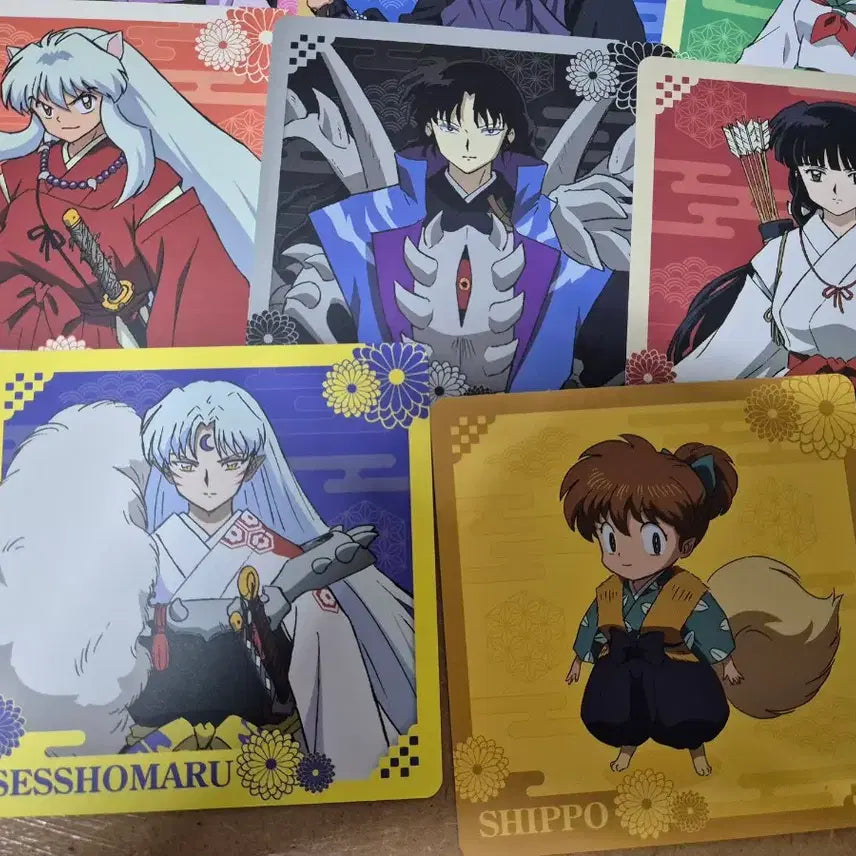 [BUNJANG] Inuyasha Pop-Up Exclusive Setters Photocard Full Set (8 cards) - Sesshomaru, Kikyo, Naraku / 이누야샤 팝업 특전 코스터 포토 카드 전종 8장일괄 셋쇼마루.금강.나락 등
