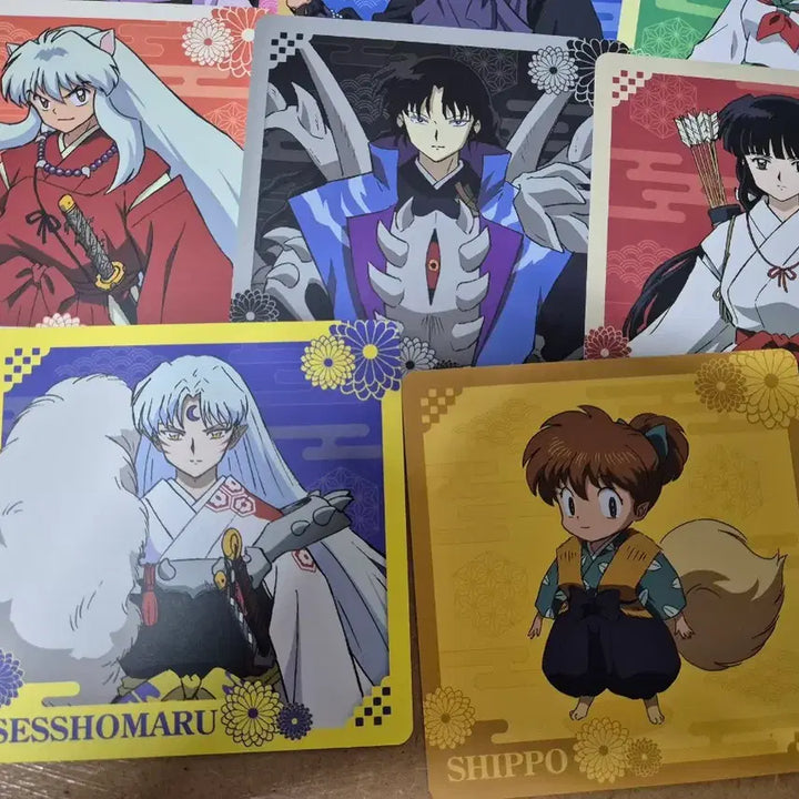 [BUNJANG] Inuyasha Pop-Up Exclusive Setters Photocard Full Set (8 cards) - Sesshomaru, Kikyo, Naraku / 이누야샤 팝업 특전 코스터 포토 카드 전종 8장일괄 셋쇼마루.금강.나락 등