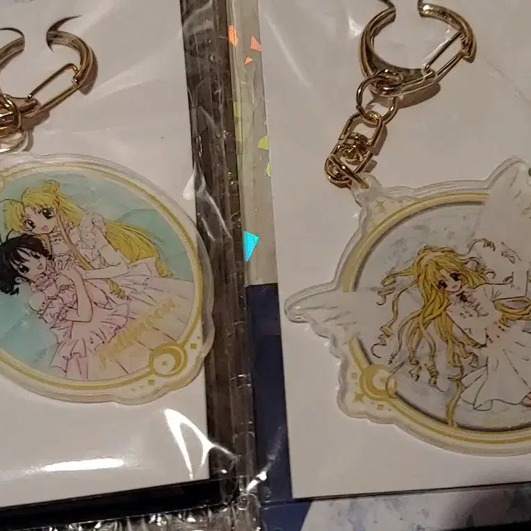 [BUNJANG] Full Moon o Sagashite Pop-up Store Keychain Set (2 Types) / 미개봉 달빛천사 팝퍼블 키링 2종세트