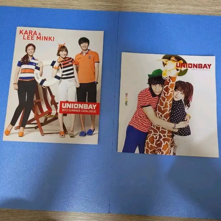 [BUNJANG] UNIONBAY 2012 Summer Catalog &amp; 2013 Summer Catalog Bundle Set / 카라 한승연 강지영 배우 이민기 유니온베이 카탈로그 화보집 2종 일괄