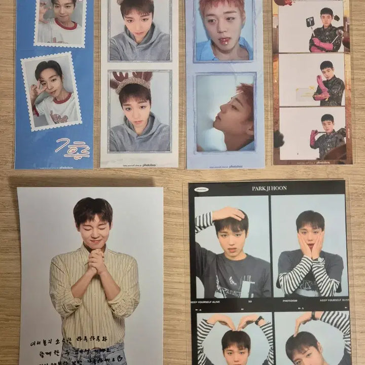 [BUNJANG] Park Ji Hoon Photoism Set / (급처)박지훈 포토이즘 세트