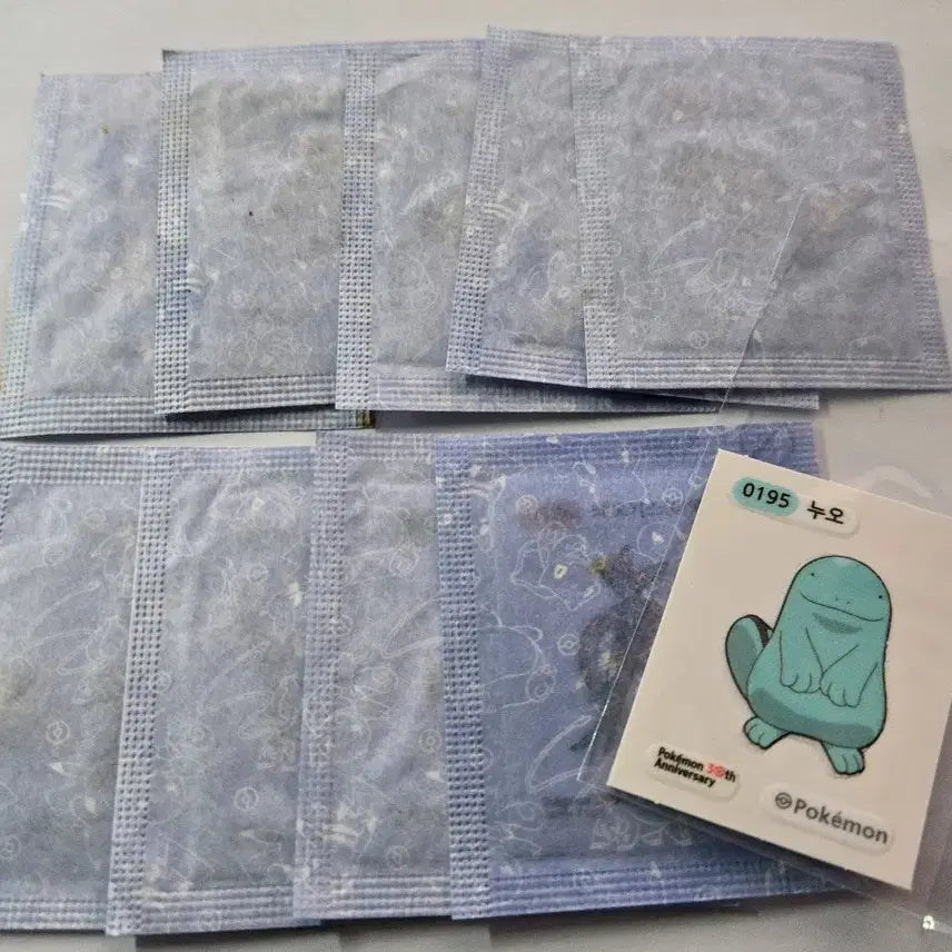 [BUNJANG] Pokemon 30th Anniversary Full Color Stickers Bundle (10 pcs) / 포켓몬 30주년 띠부씰 거다이맥스 팬텀, 그란돈, 테오키스, 노란 메가루카리오, 펄기아 등 10장 일괄