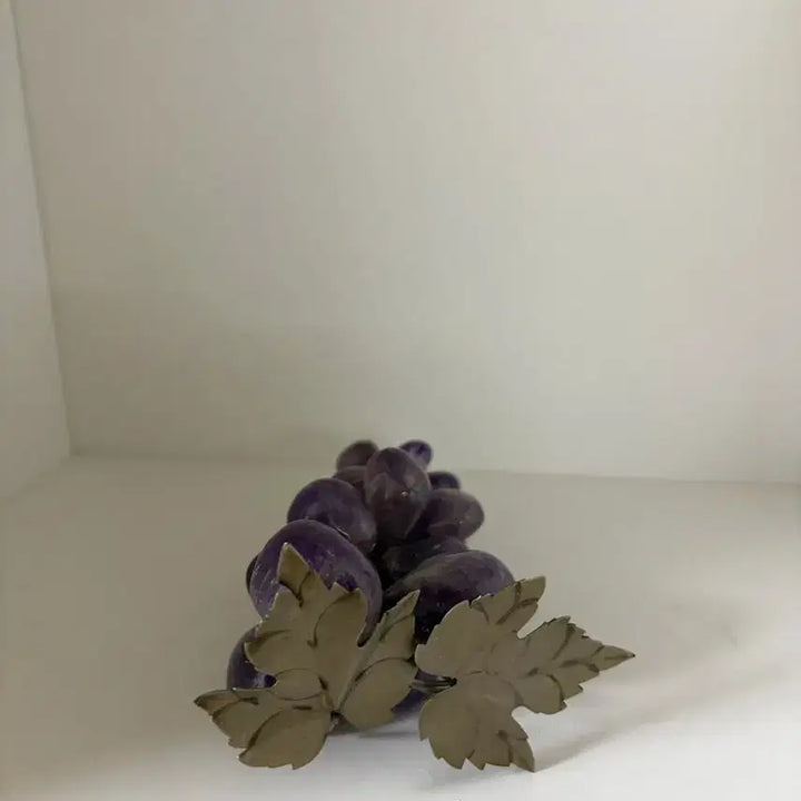 [BUNJANG] Vintage Natural Amethyst Grapes Cluster Objet / 빈티지 천연 자수정 포도송이 오브제 / Amethyst Stone Grapes