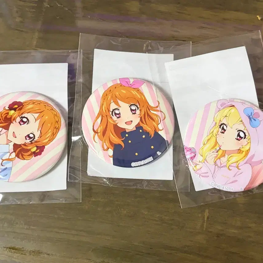 [BUNJANG] Aikatsu! Ichigo Akari Acrylic Can Badges Bundle Set / 오늘만)) 아이엠스타 아이카츠 아크릴 캔뱃지 일괄 이치고 아카리 란