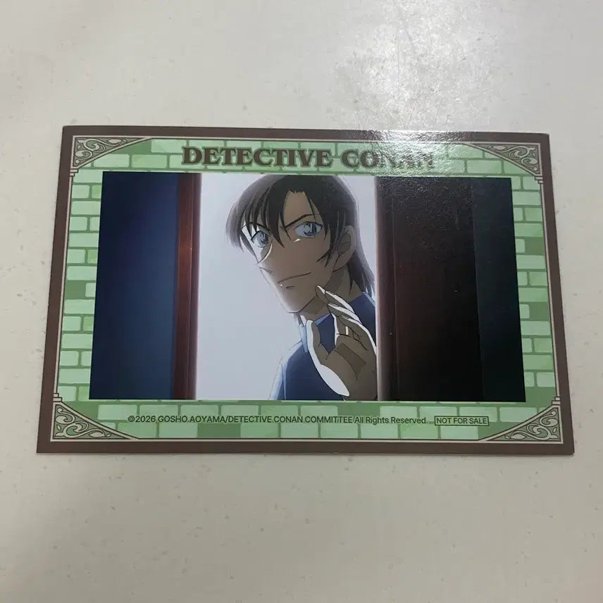 [BUNJANG] Detective Conan Cafe Menu Exclusive Kenji Hagiwara Postcard / 명탐정코난 카페 메뉴 특전 하기와라 켄지 포스트 카드