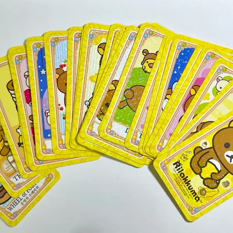 [BUNJANG] Rilakkuma Vintage Tarot Cards Bundle Set, Flowering Heart Original Cards, Lucky Charm Cards / 일괄) 리락쿠마 고전 타로카드 고전 문구 산엑스 희귀 빈티지 행운부적 플라워링하트 원카드 고전스티커 포토카드 포카
