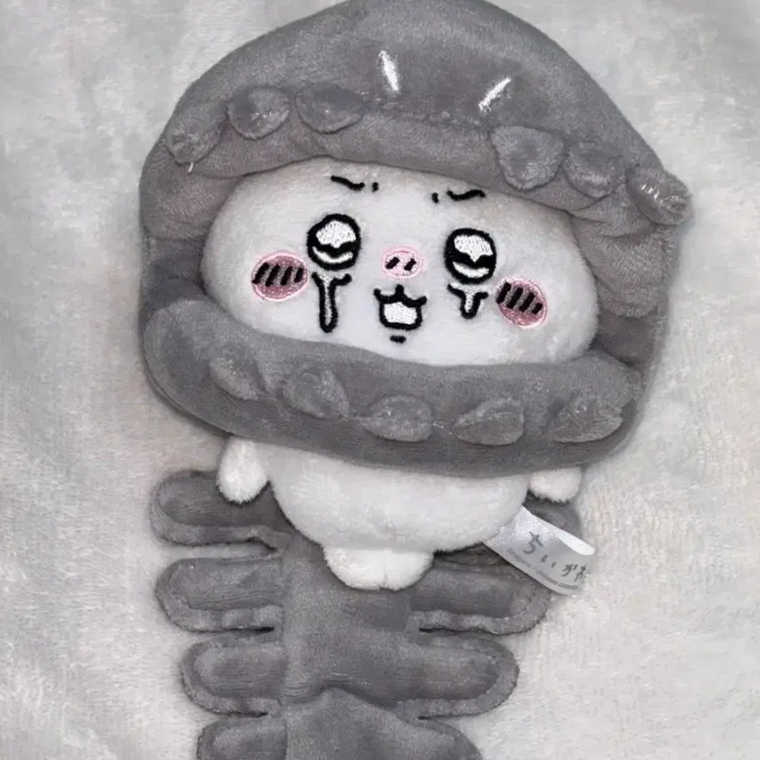 [BUNJANG] Chiikawa Dinosaur Costume Plush Hat / 인형 공룡 탈 옷 치이카와